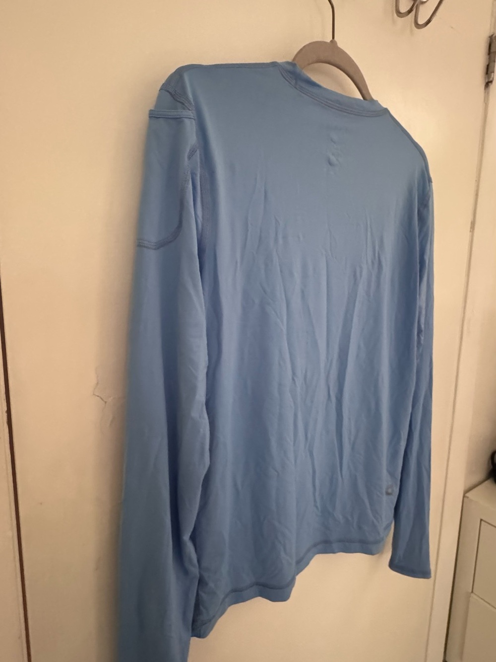 BloqUV Women’s Long Sleeve Sun Shirt UPF 50+ Blue Athletic Top Size L - Picture 8 of 8